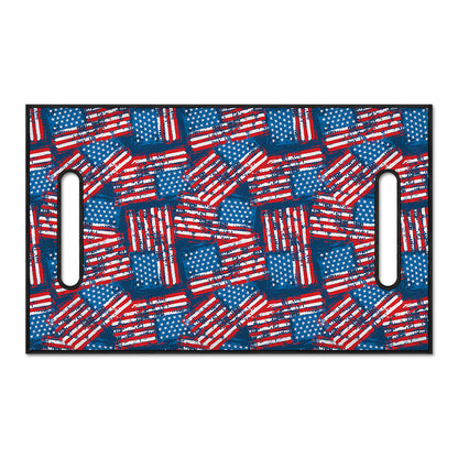 Grunge American Flag Pattern Print Golf Cart Seat Cover