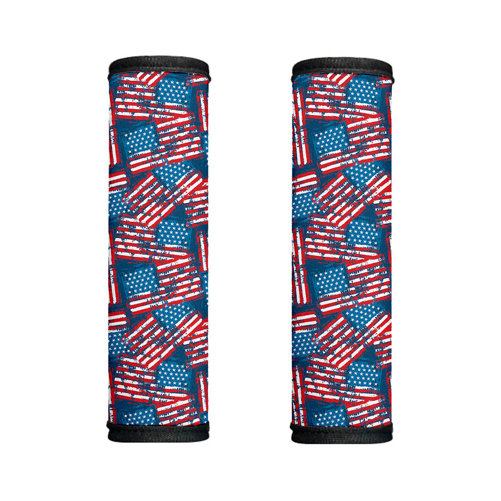 Grunge American Flag Pattern Print Handle Covers