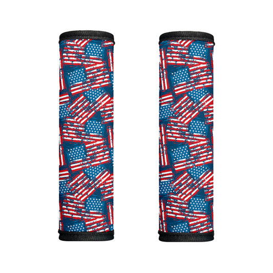 Grunge American Flag Pattern Print Handle Covers