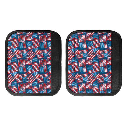 Grunge American Flag Pattern Print Handle Covers