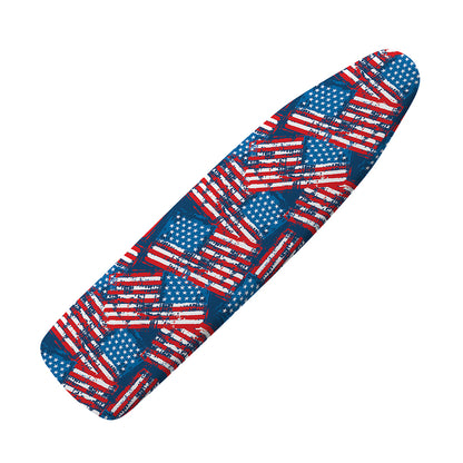 Grunge American Flag Pattern Print Ironing Board Cover