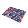 Grunge American Flag Pattern Print Pet Cooling Mat Cover
