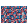 Grunge American Flag Pattern Print Placemat