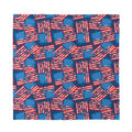 Grunge American Flag Pattern Print Silk Bandana