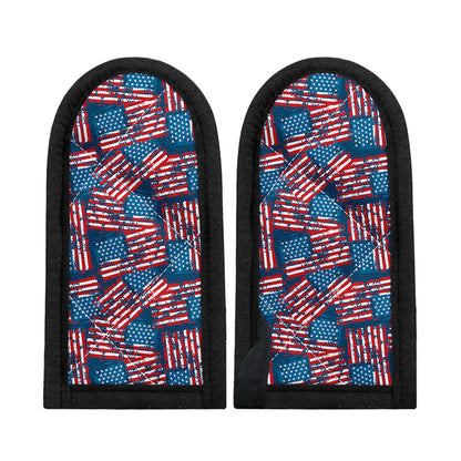 Grunge American Flag Pattern Print Skillet Handle Cover