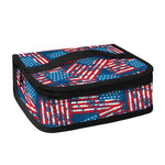 Grunge American Flag Pattern Print Small Lunch Bag