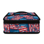 Grunge American Flag Pattern Print Small Lunch Bag