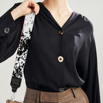 Grunge American Flag Print Bag Strap