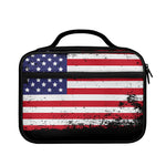 Grunge American Flag Print Briefcase Bible Bag