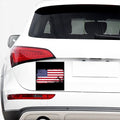 Grunge American Flag Print Car Sticker