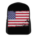 Grunge American Flag Print Casual Backpack