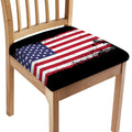 Grunge American Flag Print Chair Cushion Cover