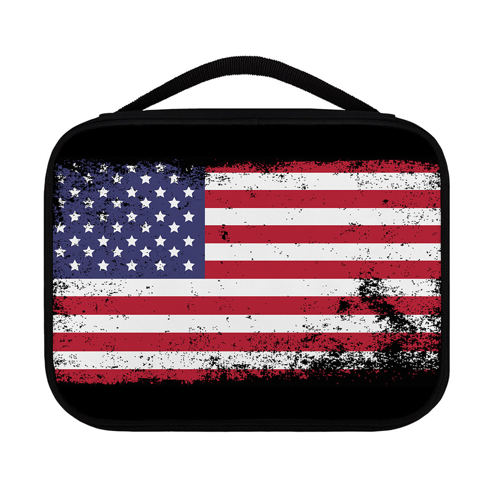 Grunge American Flag Print Classic Bible Case