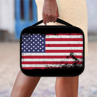 Grunge American Flag Print Classic Bible Case