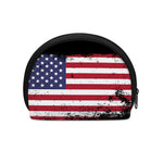 Grunge American Flag Print Coin Purse