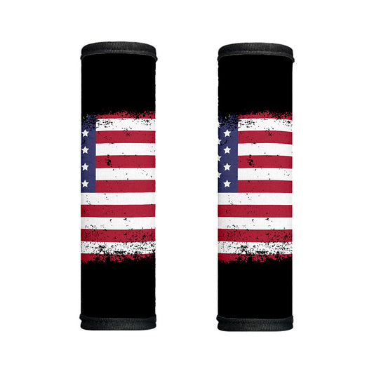 Grunge American Flag Print Handle Covers