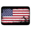 Grunge American Flag Print Indoor Door Mat