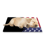 Grunge American Flag Print Pet Cooling Mat Cover