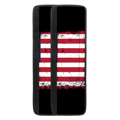 Grunge American Flag Print Refrigerator Handle Covers
