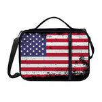 Grunge American Flag Print Shoulder Strap Bible Bag