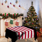 Grunge American Flag Print Tablecloth