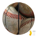 Grunge Baseballs Print Basketball