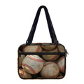 Grunge Baseballs Print Double Strap Bible Bag