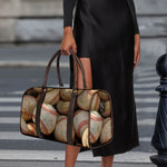 Grunge Baseballs Print Duffle Bag