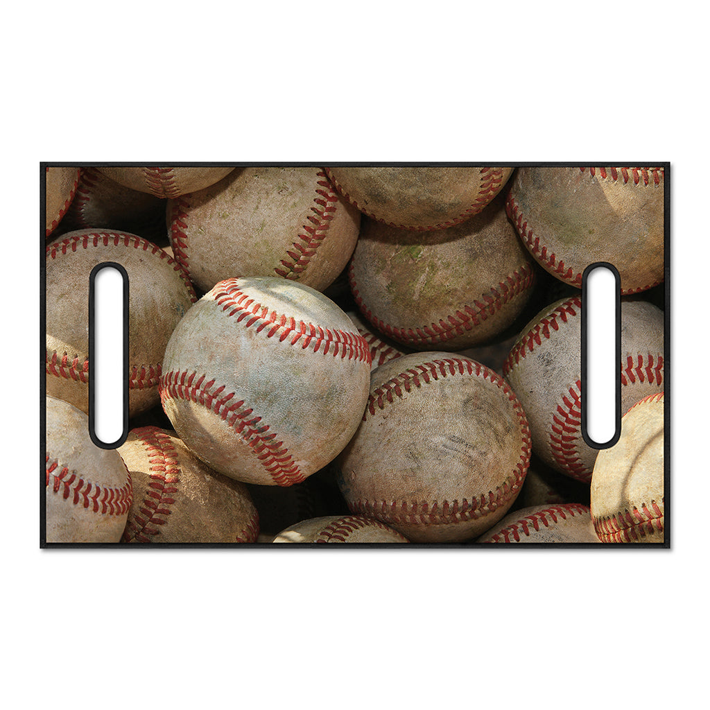 Grunge Baseballs Print Golf Cart Seat Cover