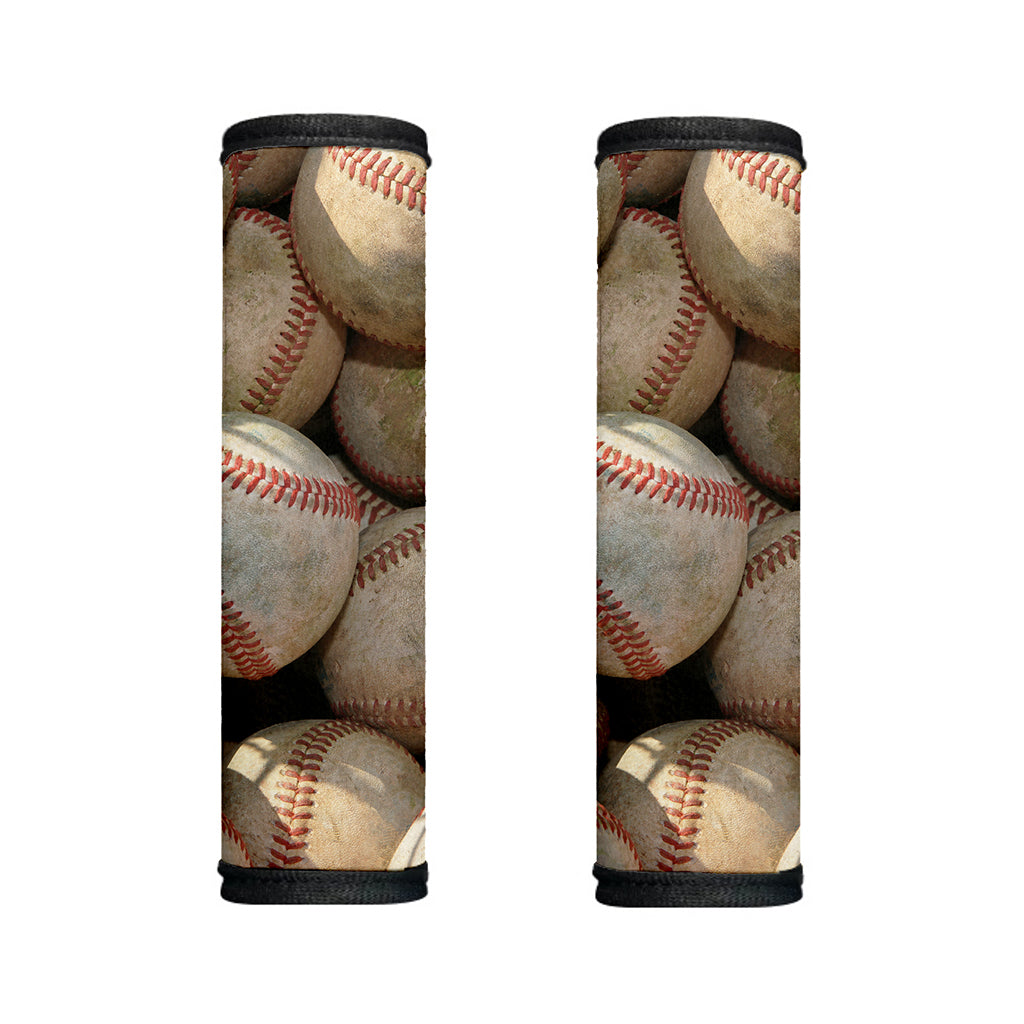 Grunge Baseballs Print Handle Covers