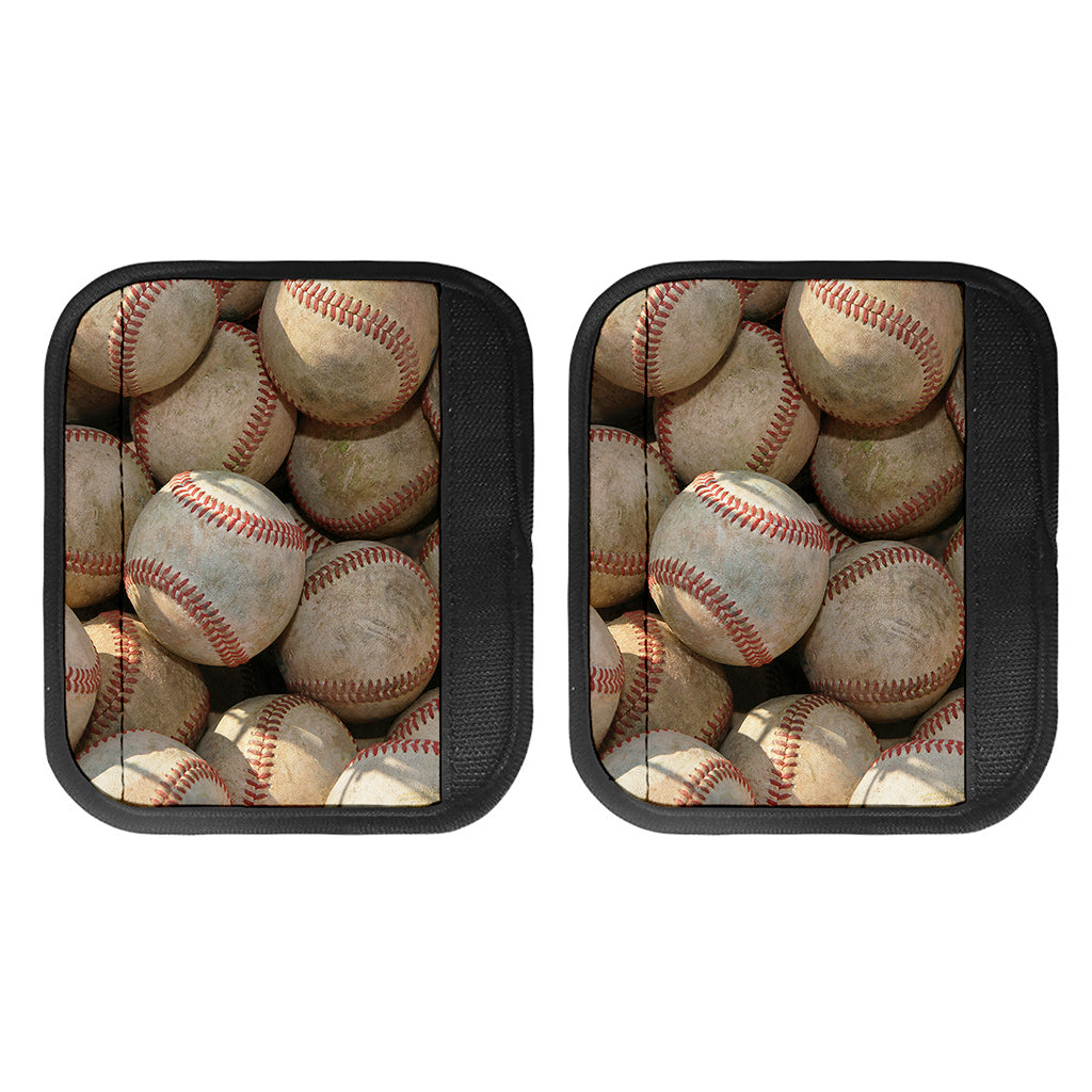 Grunge Baseballs Print Handle Covers