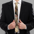 Grunge Baseballs Print Necktie