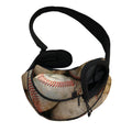 Grunge Baseballs Print Pet Sling Carrier