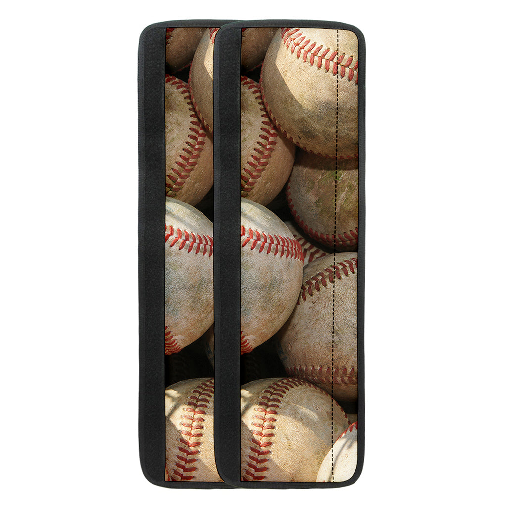 Grunge Baseballs Print Refrigerator Handle Covers