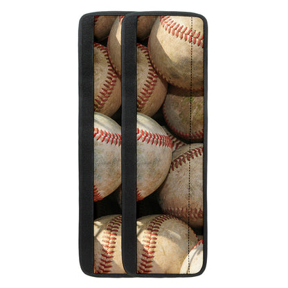 Grunge Baseballs Print Refrigerator Handle Covers