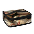 Grunge Baseballs Print Small Lunch Bag