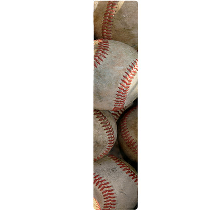 Grunge Baseballs Print Table Runner