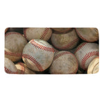 Grunge Baseballs Print Towel