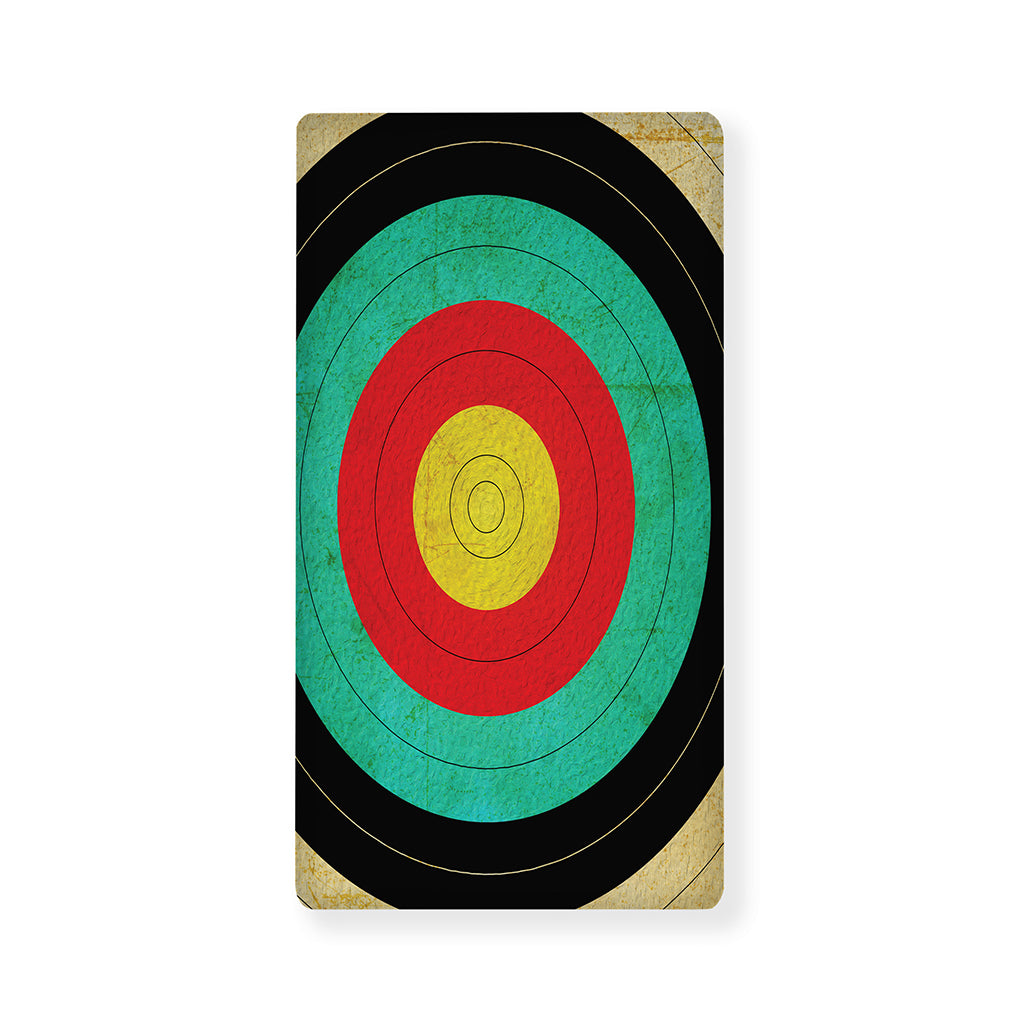 Grunge Bullseye Target Print Baby Crib Sheet