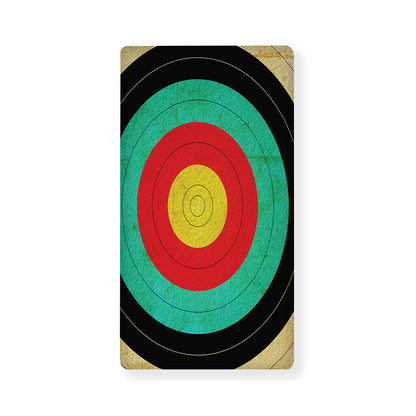 Grunge Bullseye Target Print Baby Crib Sheet