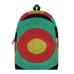 Grunge Bullseye Target Print Backpack