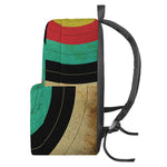 Grunge Bullseye Target Print Backpack