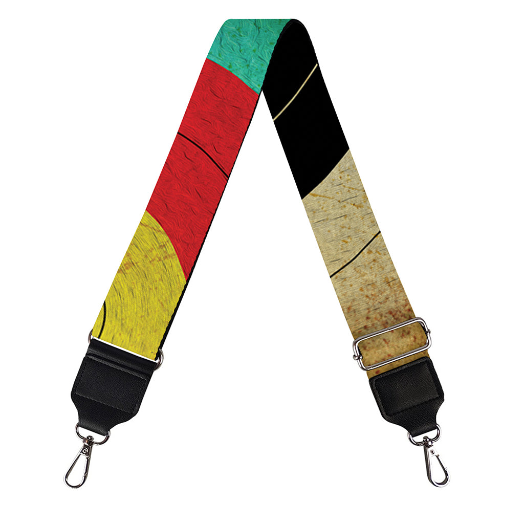 Grunge Bullseye Target Print Bag Strap