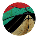 Grunge Bullseye Target Print Basketball