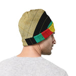 Grunge Bullseye Target Print Beanie