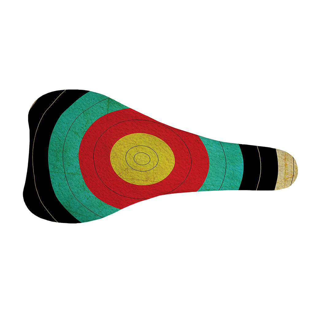 Grunge Bullseye Target Print Bicycle Seat Cover