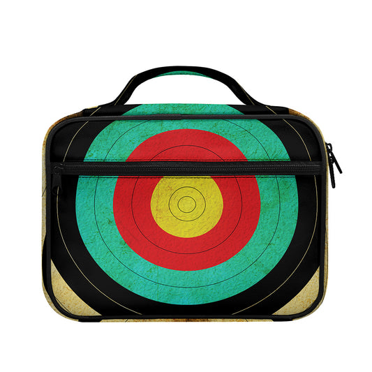 Grunge Bullseye Target Print Briefcase Bible Bag