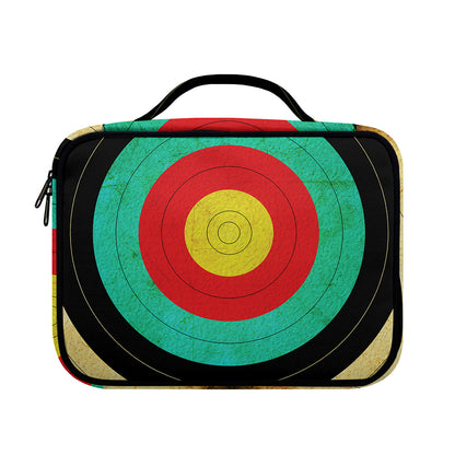 Grunge Bullseye Target Print Briefcase Bible Bag