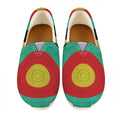 Grunge Bullseye Target Print Casual Shoes