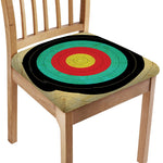 Grunge Bullseye Target Print Chair Cushion Cover